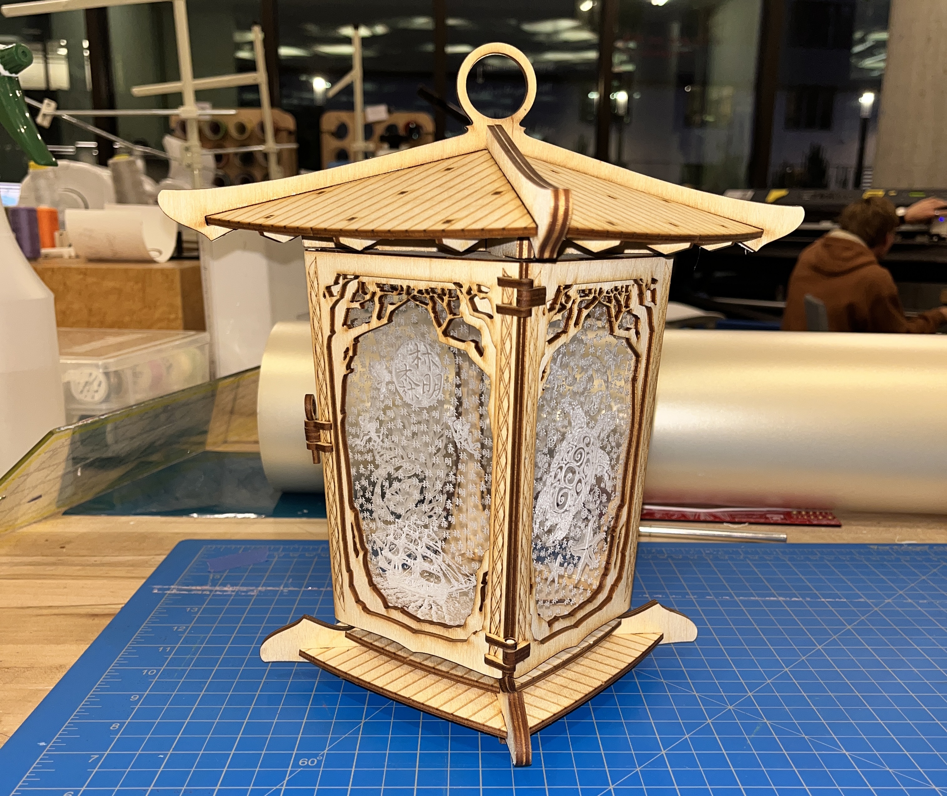 Japanese pagoda lantern